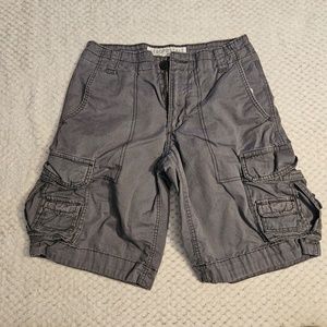Aeropostale Men's Grey Cargo Shorts Size 30
